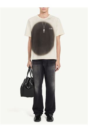 T-shirt in cotone bianco crema MM6 MAISON MARGIELA | SH0GC0064M20177102